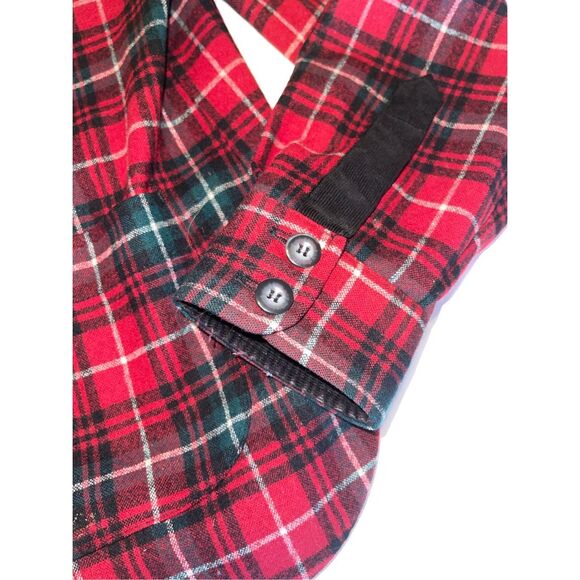 Pendleton Woolen Mills Red Plaid Western Wool Shirt Womens Size L  A38 - Picture 2 of 7